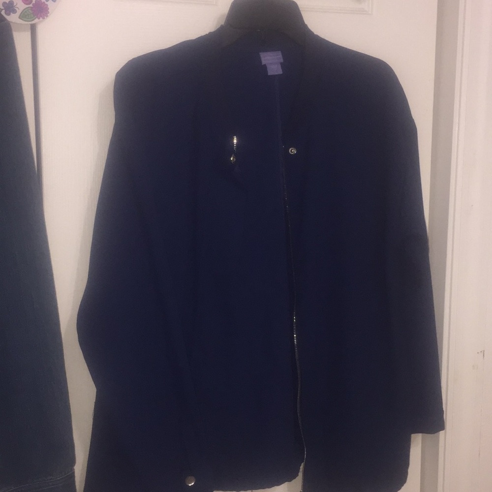 Laura Scott, Navy blue jacket , like new.